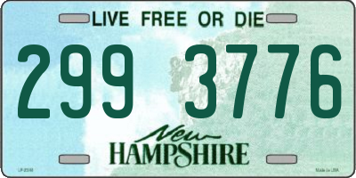 NH license plate 2993776