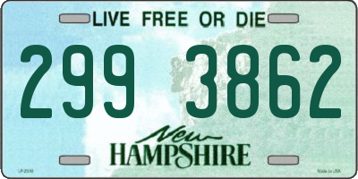 NH license plate 2993862