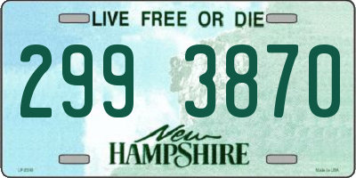 NH license plate 2993870