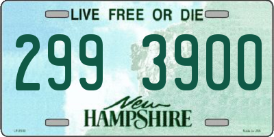 NH license plate 2993900