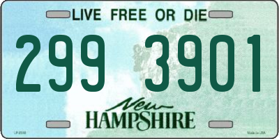 NH license plate 2993901