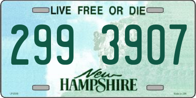 NH license plate 2993907