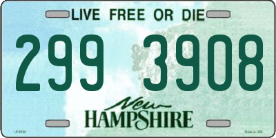 NH license plate 2993908