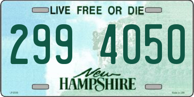NH license plate 2994050