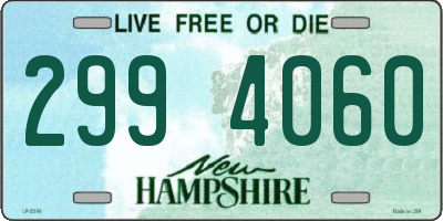 NH license plate 2994060