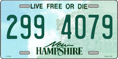 NH license plate 2994079