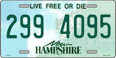 NH license plate 2994095