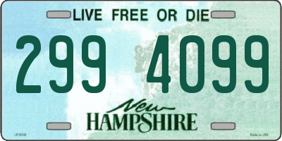 NH license plate 2994099