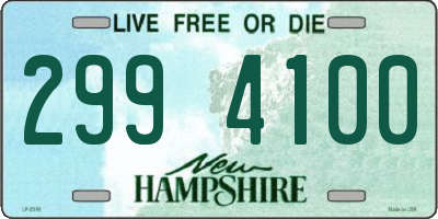 NH license plate 2994100