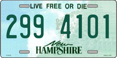NH license plate 2994101