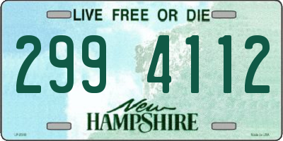 NH license plate 2994112