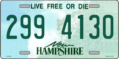 NH license plate 2994130