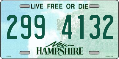 NH license plate 2994132