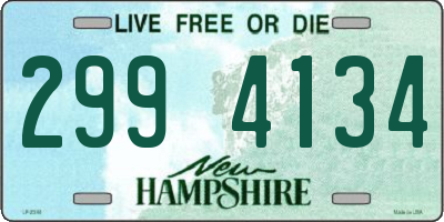 NH license plate 2994134