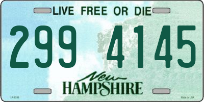 NH license plate 2994145