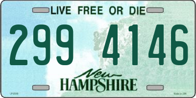 NH license plate 2994146