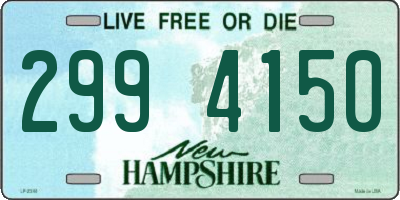 NH license plate 2994150