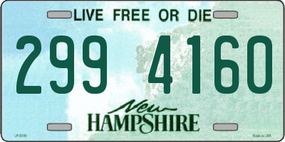NH license plate 2994160