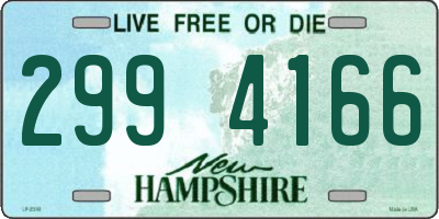 NH license plate 2994166