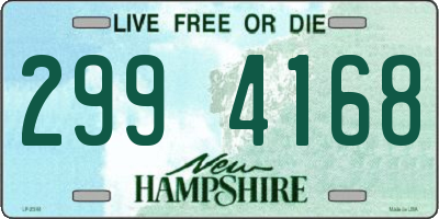 NH license plate 2994168