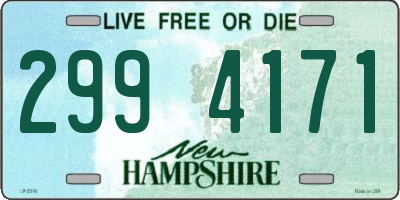 NH license plate 2994171