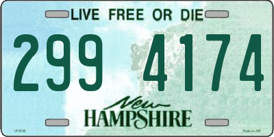 NH license plate 2994174