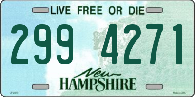 NH license plate 2994271