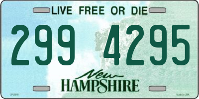 NH license plate 2994295