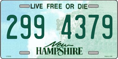 NH license plate 2994379