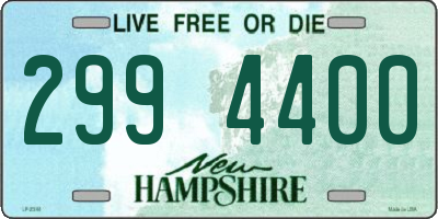 NH license plate 2994400