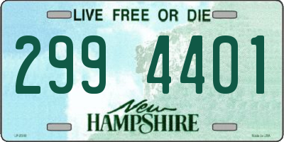 NH license plate 2994401