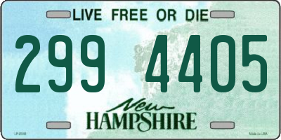 NH license plate 2994405
