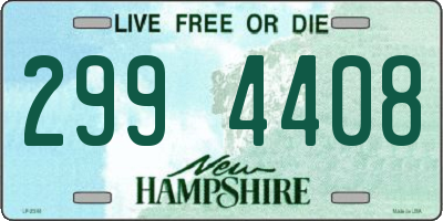 NH license plate 2994408