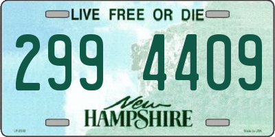 NH license plate 2994409