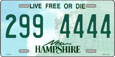 NH license plate 2994444
