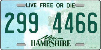 NH license plate 2994466
