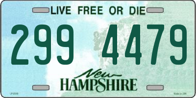 NH license plate 2994479