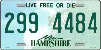 NH license plate 2994484