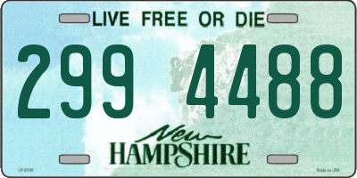 NH license plate 2994488