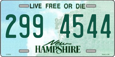 NH license plate 2994544