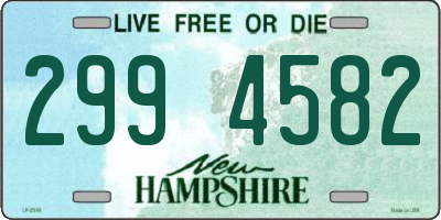 NH license plate 2994582