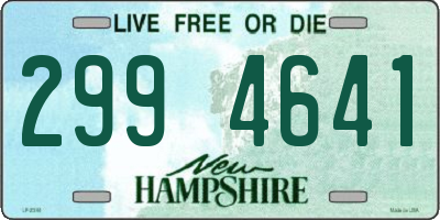 NH license plate 2994641