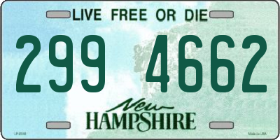 NH license plate 2994662
