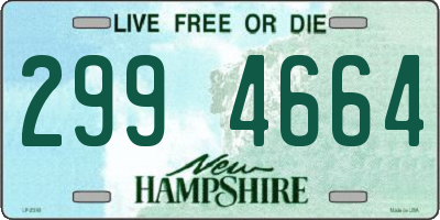 NH license plate 2994664