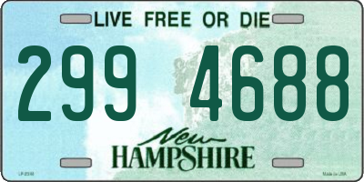 NH license plate 2994688