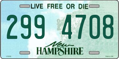NH license plate 2994708