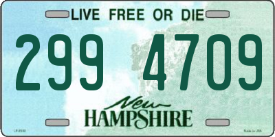 NH license plate 2994709