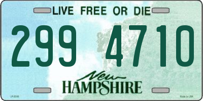 NH license plate 2994710