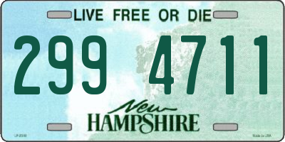 NH license plate 2994711