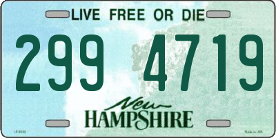 NH license plate 2994719